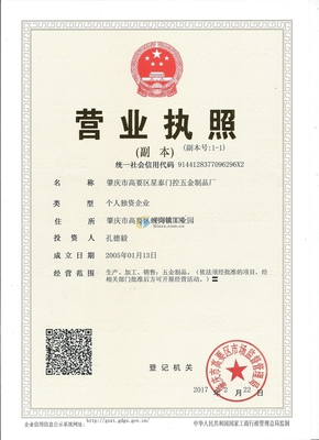 肇慶市高要區星泰門控五金制品廠投資咨詢服務全面解析